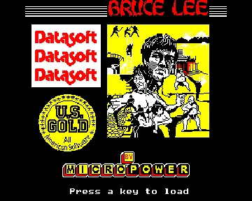 Bruce Lee (1985)(Micro Power)[BRULOAD] screen shot title